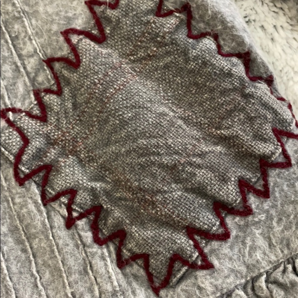 Sacred Threads Crop Patchwork Boho Lagenlook Top - image 7